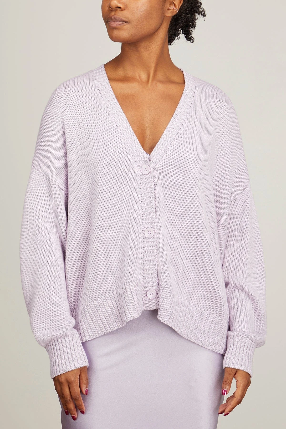 Ollie Button Front Cardigan In Prism 5 Ollie Button Front Cardigan In Prism - Image 3