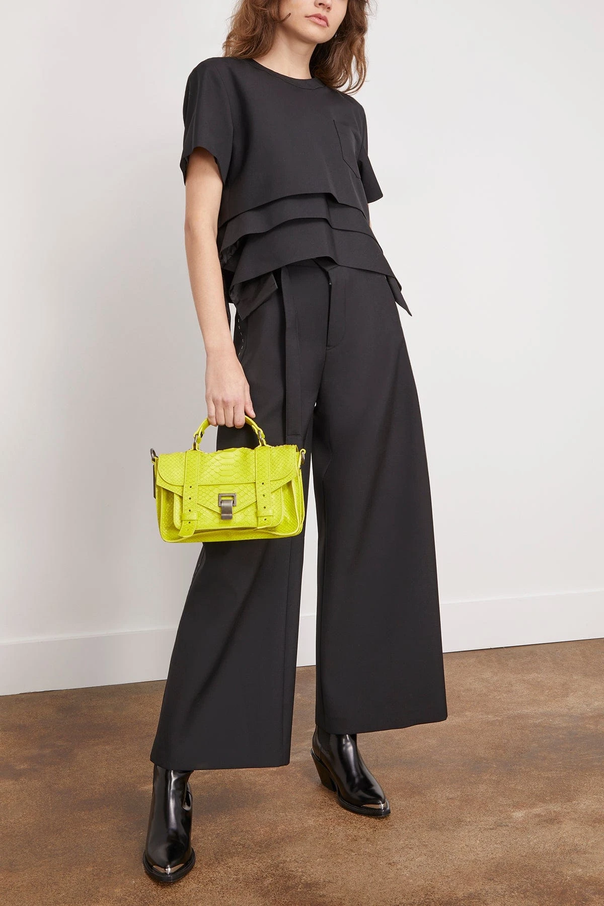 Sacai Suiting Pullover In Black 4 Sacai Suiting Pullover In Black - Image 2