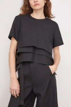 Sacai Suiting Pullover In Black 8 Sacai Suiting Pullover In Black -All Seasons Style sacai SuitingPulloverinBlack 2