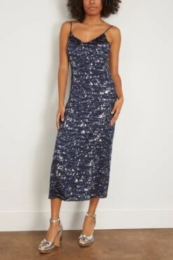 Samsoe Samsoe Sally Dress In Inkwell -All Seasons Style samsoe SallyDressinInkwell 2