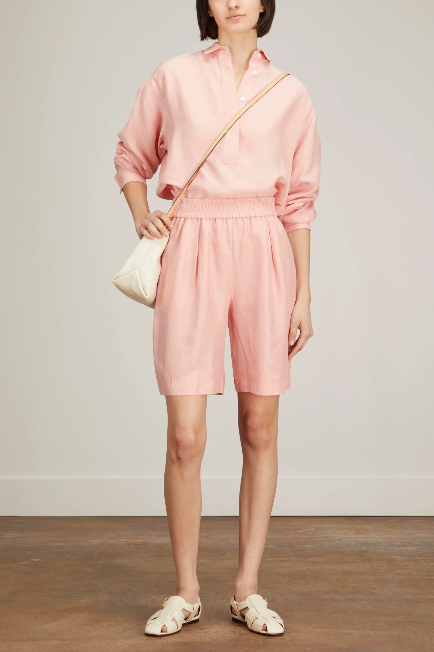 Samsoe Samsoe Alfrida Shirt In Coral Cloud 4 Samsoe Samsoe Alfrida Shirt In Coral Cloud - Image 2