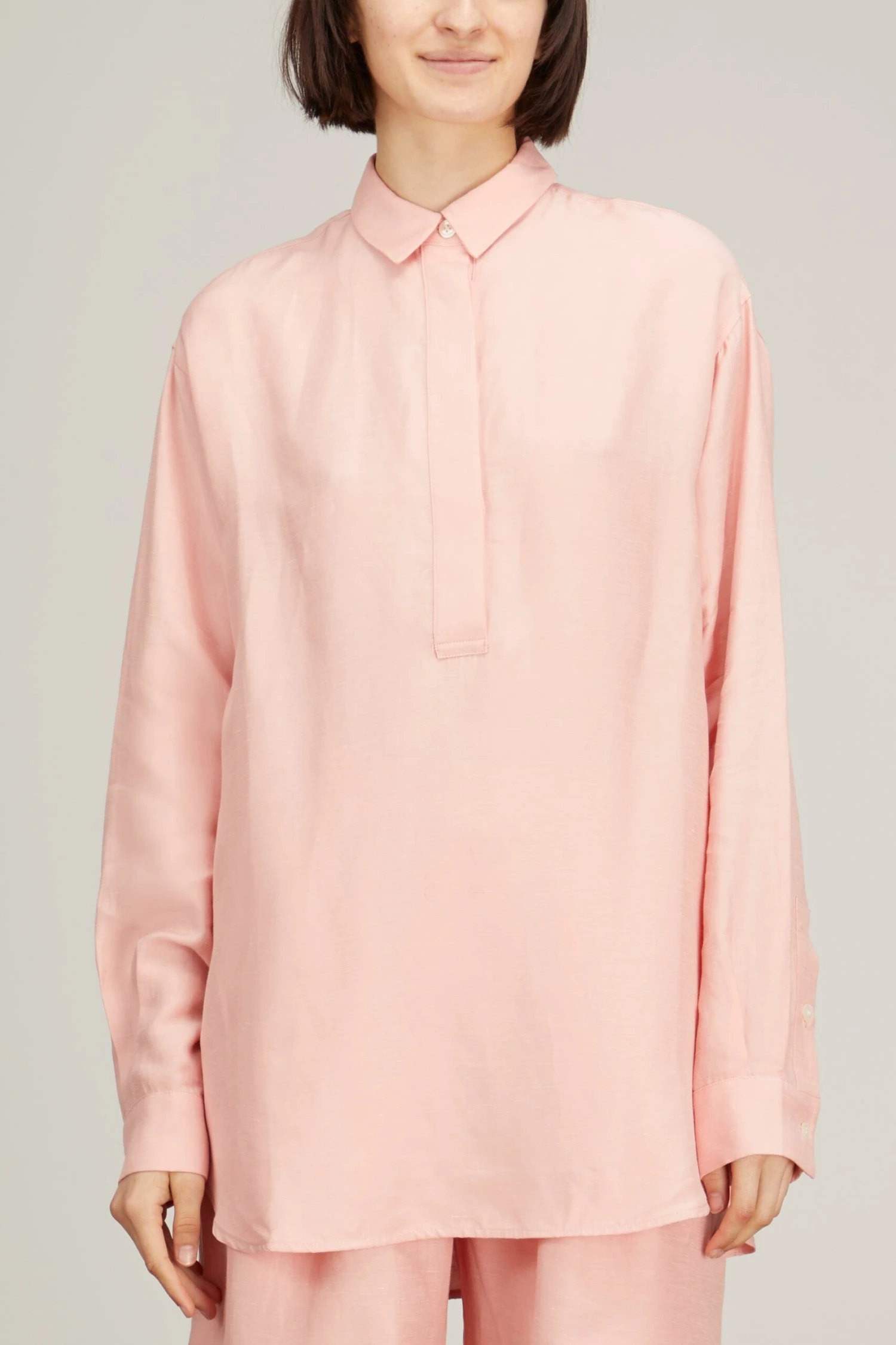Samsoe Samsoe Alfrida Shirt In Coral Cloud 5 Samsoe Samsoe Alfrida Shirt In Coral Cloud - Image 3