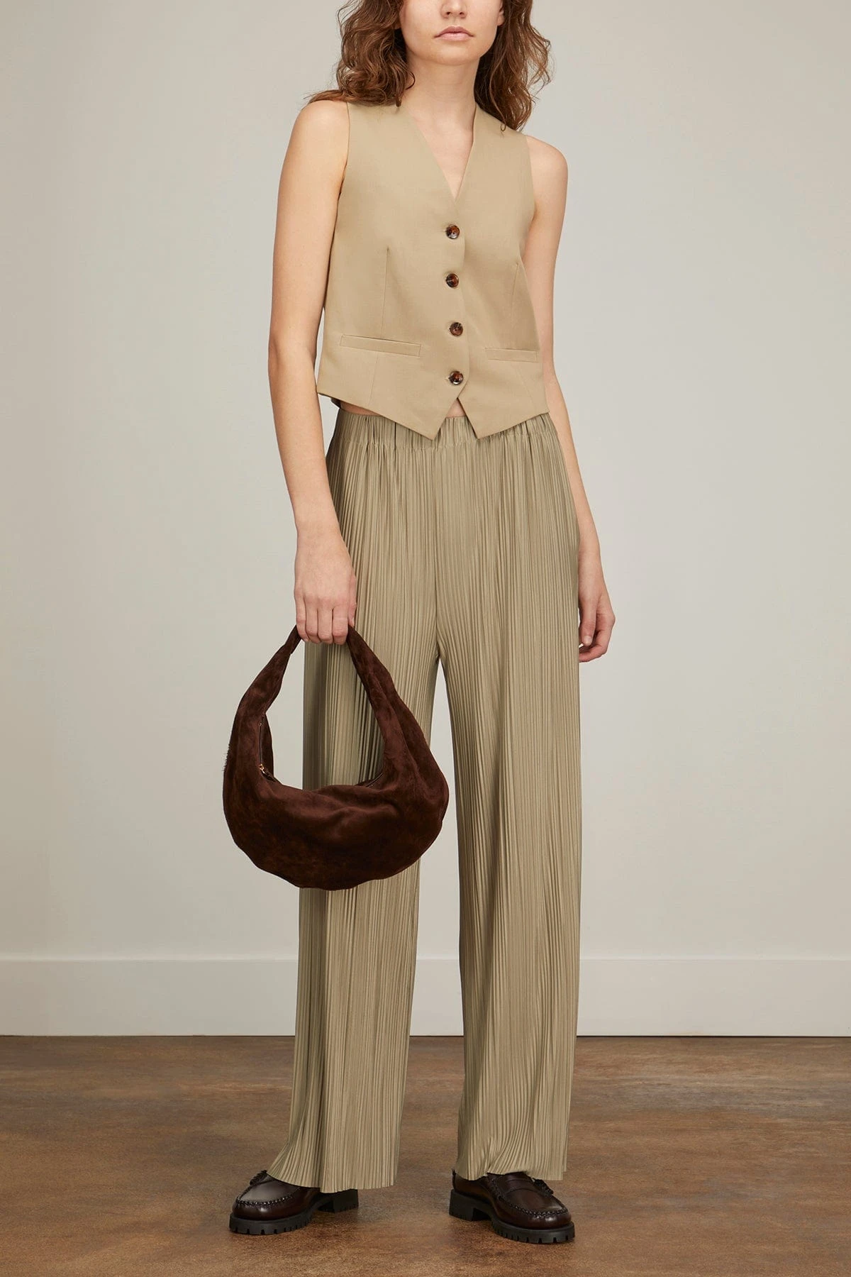 Samsoe Samsoe Uma Trouser In Silver Sage 4 Samsoe Samsoe Uma Trouser In Silver Sage - Image 2