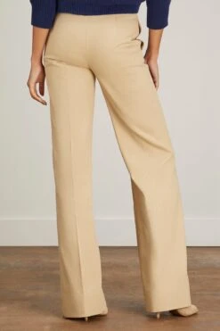 Straight Leg Trouser In Khaki 9 Straight Leg Trouser In Khaki -All Seasons Style sasuphi straight leg trouser in khaki 3
