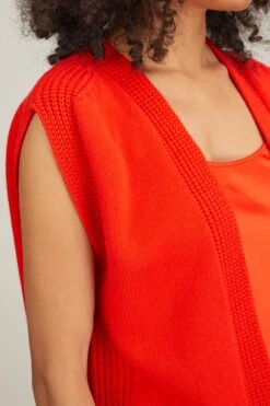 Top Deep V-Neck Knit Sweater In Rosso 10 Top Deep V-Neck Knit Sweater In Rosso -All Seasons Style sasuphi top deep vneck knit sweater in rosso 4
