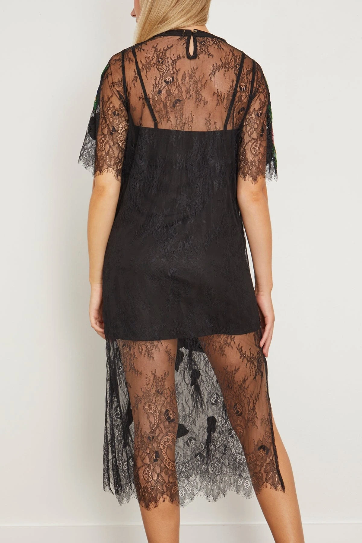 SEA Bethany Lace T-Shirt Dress In Multi 6 SEA Bethany Lace T-Shirt Dress In Multi - Image 4