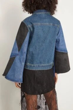 SEA Elena Denim Long Sleeve Jacket In Blue -All Seasons Style sea ElenaDenimLongSleeveJacketinBlue 3