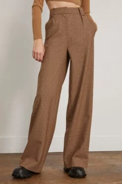 Julietta Wide Leg Trouser In Teak 8 Julietta Wide Leg Trouser In Teak -All Seasons Style simkhai JuliettaWideLegTrouserinTeak 2