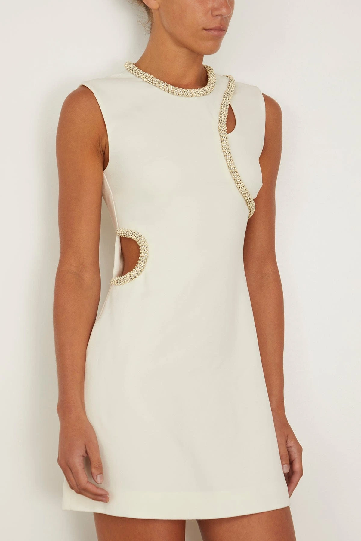 Kat Sleeveless Dress In Natural White 5 Kat Sleeveless Dress In Natural White - Image 3