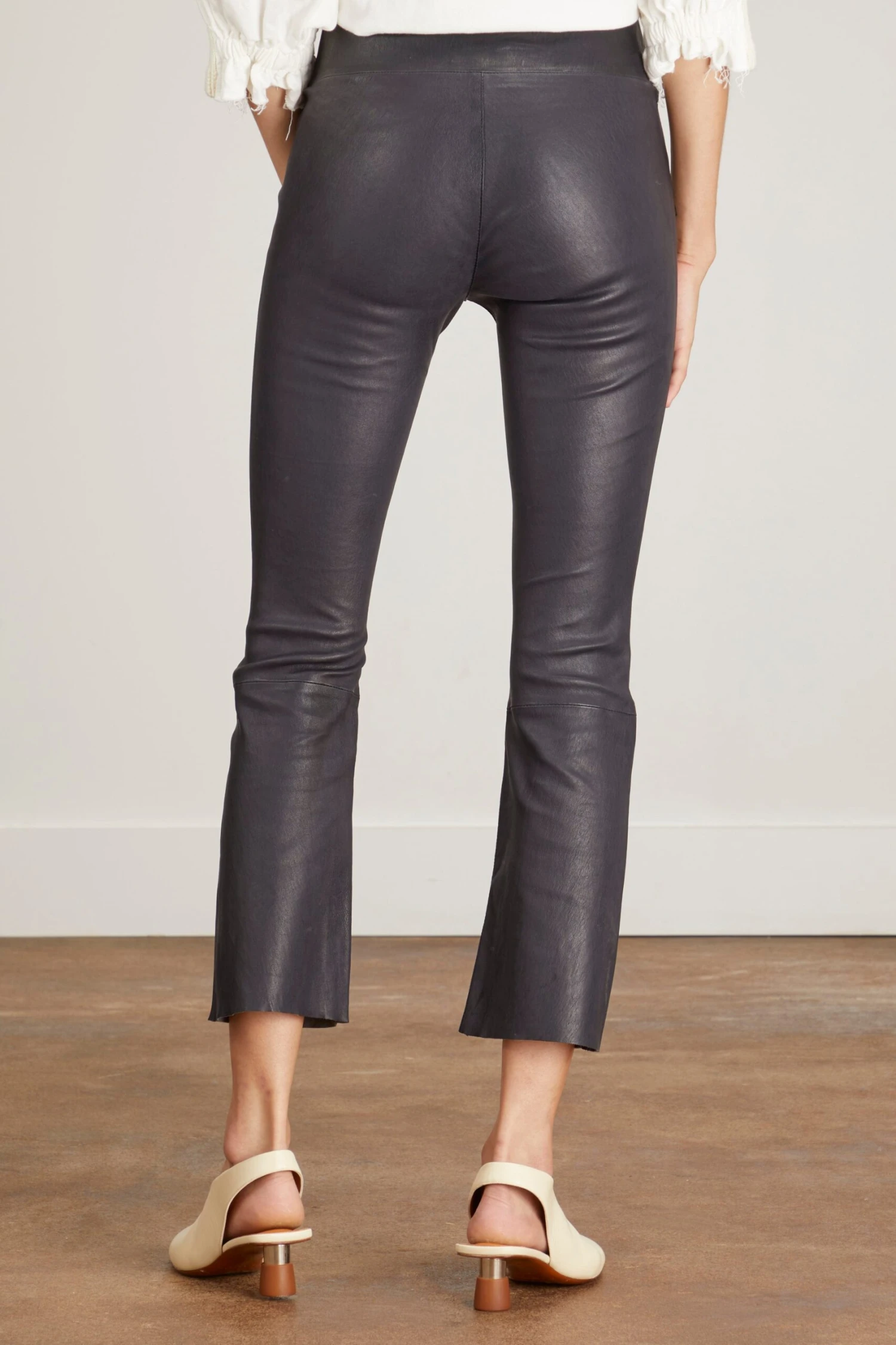 Crop Flare Legging In Navy 6 Crop Flare Legging In Navy - Image 4