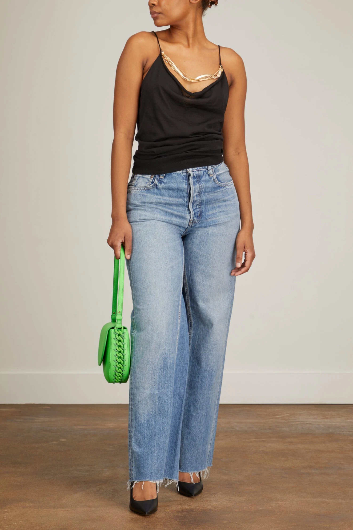 STELLA MCCARTNEY Light Wool Merino Knit Top In Black 4 STELLA MCCARTNEY Light Wool Merino Knit Top In Black - Image 2