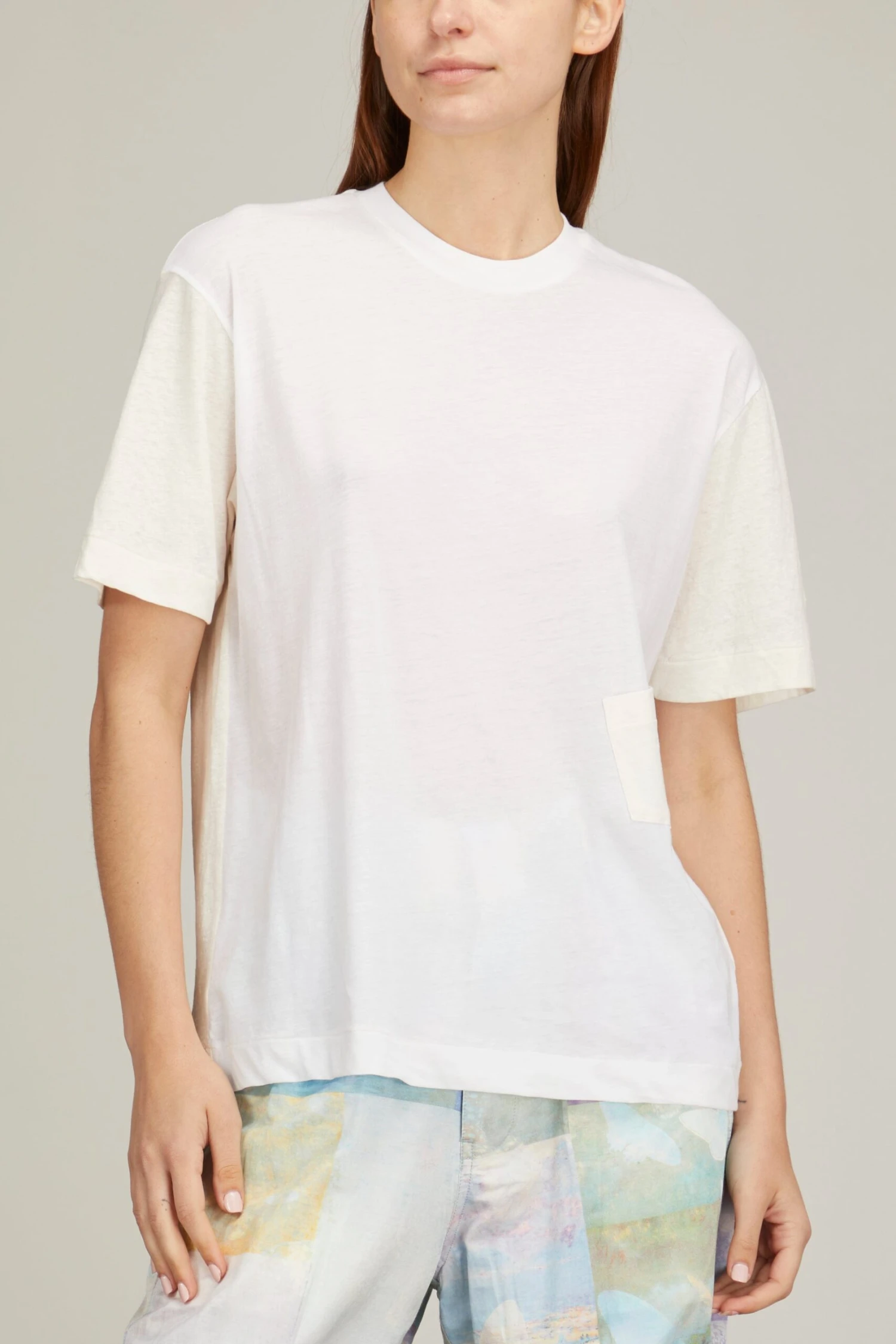 Grain Tee In White 5 Grain Tee In White - Image 3