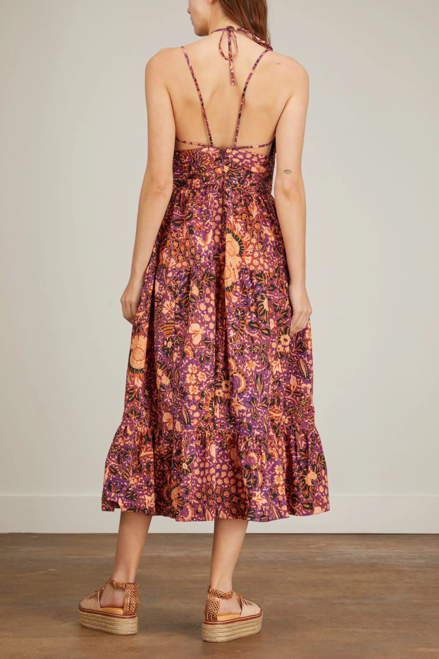 ULLA JOHNSON Phoebe Dress In Black Currant 6 ULLA JOHNSON Phoebe Dress In Black Currant - Image 4