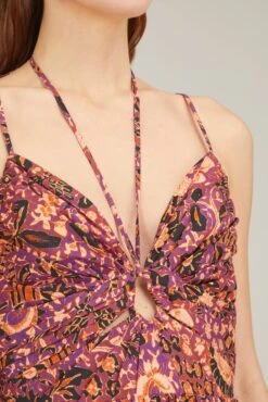 ULLA JOHNSON Phoebe Dress In Black Currant 11 ULLA JOHNSON Phoebe Dress In Black Currant -All Seasons Style ulla PhoebeDressinBlackCurrant 4