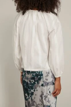 ULLA JOHNSON Juliette Blouse In Pristine -All Seasons Style ullajohnson JulietteBlouseinPristine 3