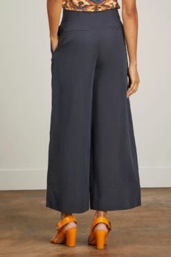 ULLA JOHNSON Polina Pant In Midnight -All Seasons Style ullajohnson PolinaPantinMidnight 3