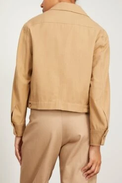 Vanessa Bruno Barnabe Jacket In Beige -All Seasons Style vanessabruno BarnabeJacketinBeige 3