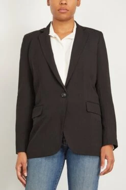 Vanessa Bruno Tilia Blazer In Noir -All Seasons Style vanessabruno TiliaBlazerinNoir 2