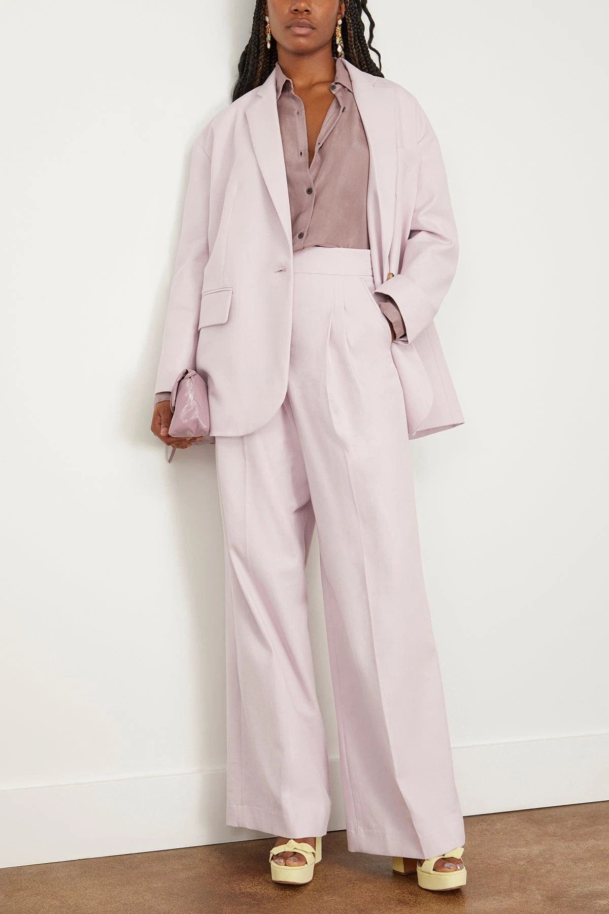 Vanessa Bruno Virginia Blazer In Rose Poudre 4 Vanessa Bruno Virginia Blazer In Rose Poudre - Image 2