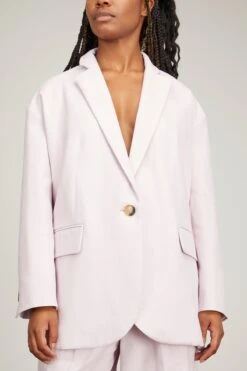 Vanessa Bruno Virginia Blazer In Rose Poudre 8 Vanessa Bruno Virginia Blazer In Rose Poudre -All Seasons Style vanessabruno VirginiaBlazerinRosePoudre 2