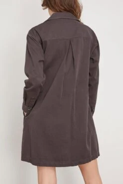 Keegan Twill Dress In Vintage Black 9 Keegan Twill Dress In Vintage Black -All Seasons Style xirena KeeganTwillDressinVintageBlack 3