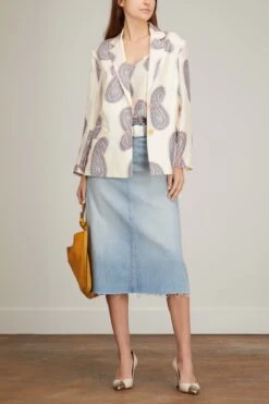 Rowe Blazer In Ivory Paisley 8 Rowe Blazer In Ivory Paisley -All Seasons Style xirena RoweBlazerinIvoryPaisley 1