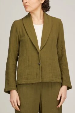 Cullen Jacket In Basil -All Seasons Style xirena cullen jacket in basil 2