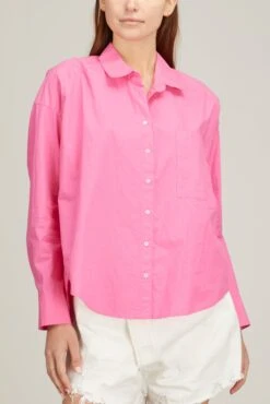 Jordy Shirt In Pink Zinnia 8 Jordy Shirt In Pink Zinnia -All Seasons Style xirena jordy shirt in pink zinnia 2