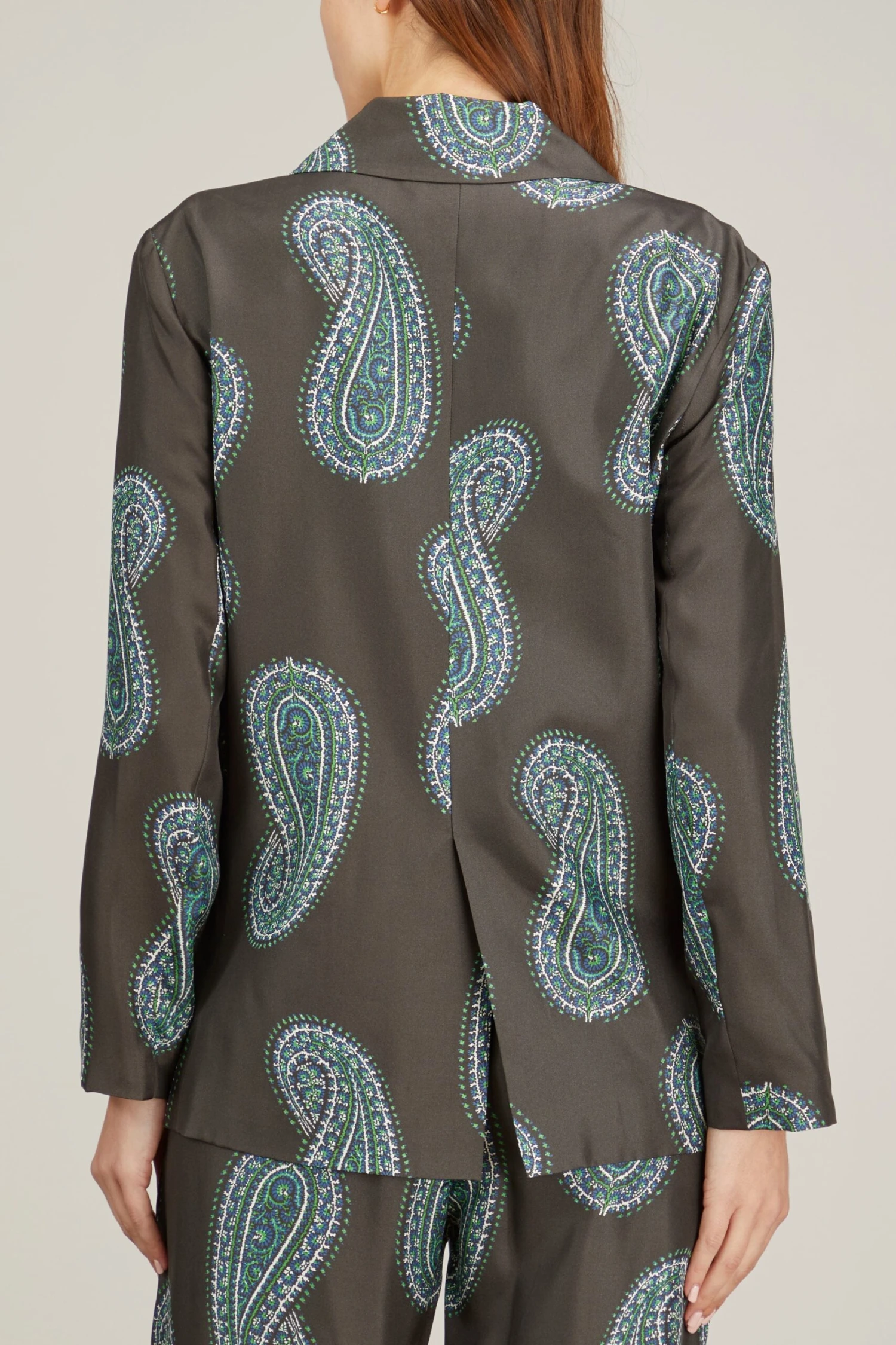 Rowe Blazer In Black Paisley 6 Rowe Blazer In Black Paisley - Image 4