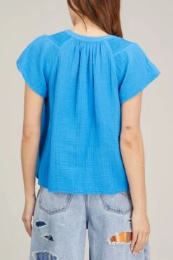 Tati Top In Cobalt 9 Tati Top In Cobalt -All Seasons Style xirena tati top in cobalt 3